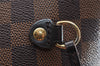 Authentic Louis Vuitton Damier Neverfull MM Shoulder Tote Bag N51105 LV 6185I
