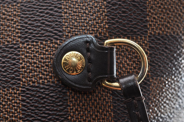 Authentic Louis Vuitton Damier Neverfull MM Shoulder Tote Bag N51105 LV 6185I