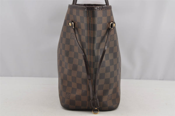 Authentic Louis Vuitton Damier Neverfull MM Shoulder Tote Bag N51105 LV 6212I