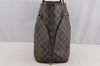 Authentic Louis Vuitton Damier Neverfull MM Shoulder Tote Bag N51105 LV 6212I