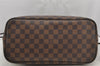 Authentic Louis Vuitton Damier Neverfull MM Shoulder Tote Bag N51105 LV 6212I