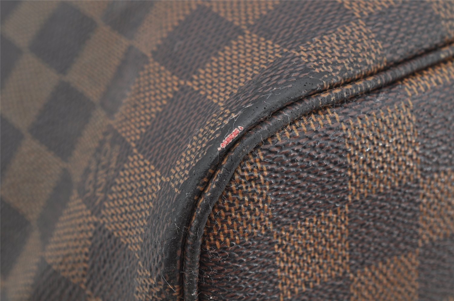 Authentic Louis Vuitton Damier Neverfull MM Shoulder Tote Bag N51105 LV 6212I