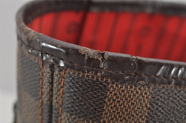 Authentic Louis Vuitton Damier Neverfull MM Shoulder Tote Bag N51105 LV 6212I