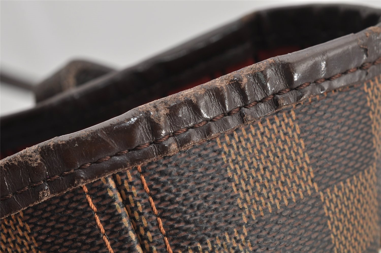 Authentic Louis Vuitton Damier Neverfull MM Shoulder Tote Bag N51105 LV 6212I