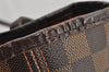 Authentic Louis Vuitton Damier Neverfull MM Shoulder Tote Bag N51105 LV 6212I