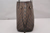 Authentic Louis Vuitton Damier Neverfull MM Shoulder Tote Bag N51105 LV 6251I