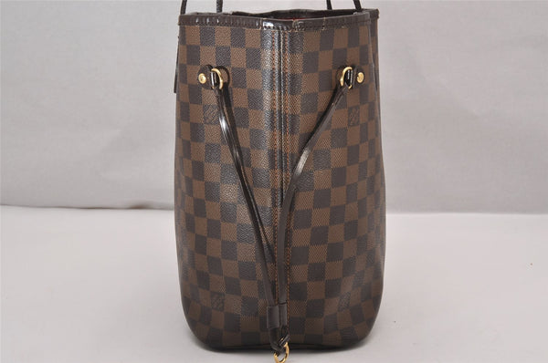 Authentic Louis Vuitton Damier Neverfull MM Shoulder Tote Bag N51105 LV 6251I