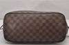 Authentic Louis Vuitton Damier Neverfull MM Shoulder Tote Bag N51105 LV 6251I
