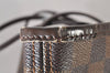 Authentic Louis Vuitton Damier Neverfull MM Shoulder Tote Bag N51105 LV 6251I