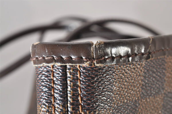 Authentic Louis Vuitton Damier Neverfull MM Shoulder Tote Bag N51105 LV 6251I