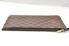 Authentic Louis Vuitton Damier Neverfull Pouch Purse Clutch Bag LV 6290I