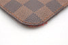 Authentic Louis Vuitton Damier Neverfull Pouch Purse Clutch Bag LV 6290I