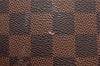 Authentic Louis Vuitton Damier Neverfull Pouch Purse Clutch Bag LV 6290I