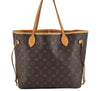 Authentic Louis Vuitton Monogram Neverfull MM Shoulder Tote Bag M40156 LV 6342I