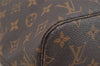 Authentic Louis Vuitton Monogram Neverfull MM Shoulder Tote Bag M40156 LV 6342I