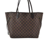 Authentic Louis Vuitton Damier Neverfull MM Shoulder Tote Bag N41358 LV 6345I