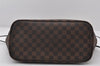 Authentic Louis Vuitton Damier Neverfull MM Shoulder Tote Bag N41358 LV 6345I