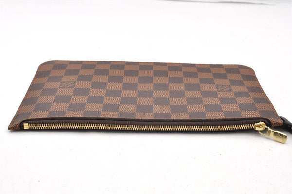 Authentic Louis Vuitton Damier Neverfull Pouch Purse Clutch Bag LV 6346I