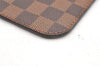 Authentic Louis Vuitton Damier Neverfull Pouch Purse Clutch Bag LV 6346I