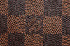 Authentic Louis Vuitton Damier Neverfull Pouch Purse Clutch Bag LV 6346I