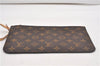 Authentic Louis Vuitton Monogram Neverfull Pouch Purse Clutch Bag Red LV 6479F