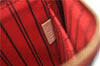 Authentic Louis Vuitton Monogram Neverfull Pouch Purse Clutch Bag Red LV 6479F