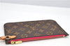 Authentic Louis Vuitton Monogram Neverfull Pouch Purse Clutch Bag Pink LV 6480F