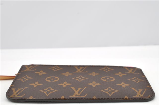 Authentic Louis Vuitton Monogram Neverfull Pouch Purse Clutch Bag Pink LV 6480F