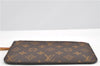 Authentic Louis Vuitton Monogram Neverfull Pouch Purse Clutch Bag Pink LV 6480F