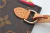 Authentic Louis Vuitton Monogram Neverfull Pouch Purse Clutch Bag Pink LV 6480F