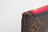 Authentic Louis Vuitton Monogram Neverfull Pouch Purse Clutch Bag Pink LV 6480F