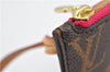 Authentic Louis Vuitton Monogram Neverfull Pouch Purse Clutch Bag Pink LV 6480F