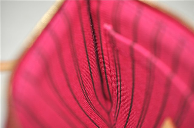 Authentic Louis Vuitton Monogram Neverfull Pouch Purse Clutch Bag Pink LV 6480F