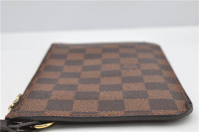 Authentic Louis Vuitton Damier Neverfull Pouch Purse Clutch Bag LV 6481F