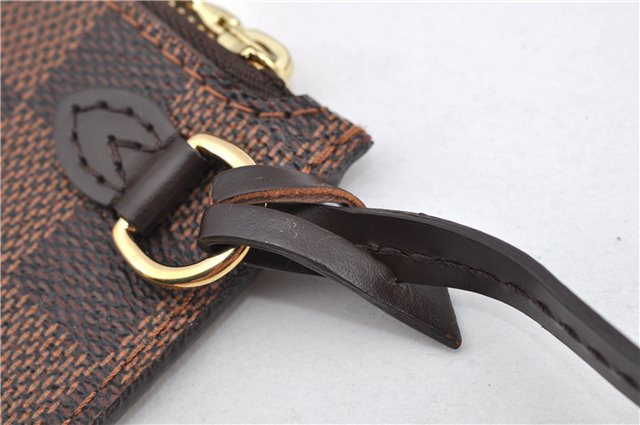 Authentic Louis Vuitton Damier Neverfull Pouch Purse Clutch Bag LV 6481F