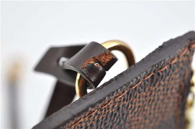 Authentic Louis Vuitton Damier Neverfull Pouch Purse Clutch Bag LV 6481F