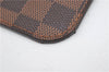 Authentic Louis Vuitton Damier Neverfull Pouch Purse Clutch Bag LV 6481F