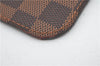 Authentic Louis Vuitton Damier Neverfull Pouch Purse Clutch Bag LV 6481F