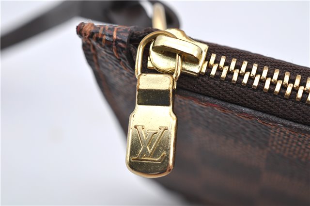 Authentic Louis Vuitton Damier Neverfull Pouch Purse Clutch Bag LV 6481F