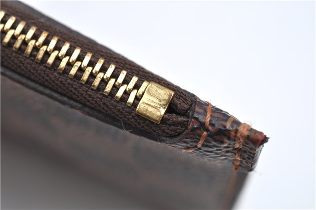 Authentic Louis Vuitton Damier Neverfull Pouch Purse Clutch Bag LV 6481F