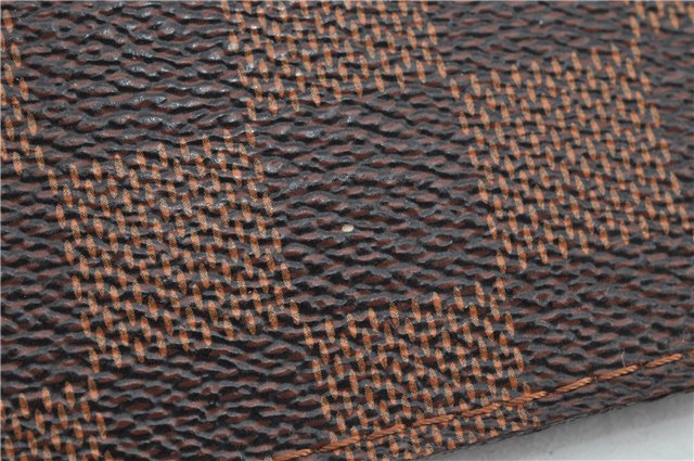 Authentic Louis Vuitton Damier Neverfull Pouch Purse Clutch Bag LV 6481F