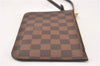 Authentic Louis Vuitton Damier Neverfull Pouch Purse Clutch Bag LV 6482F