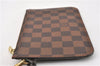 Authentic Louis Vuitton Damier Neverfull Pouch Purse Clutch Bag LV 6482F