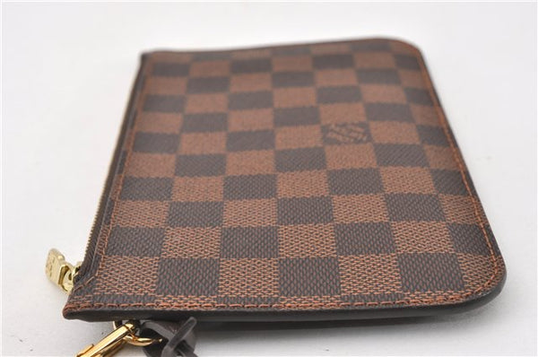Authentic Louis Vuitton Damier Neverfull Pouch Purse Clutch Bag LV 6482F