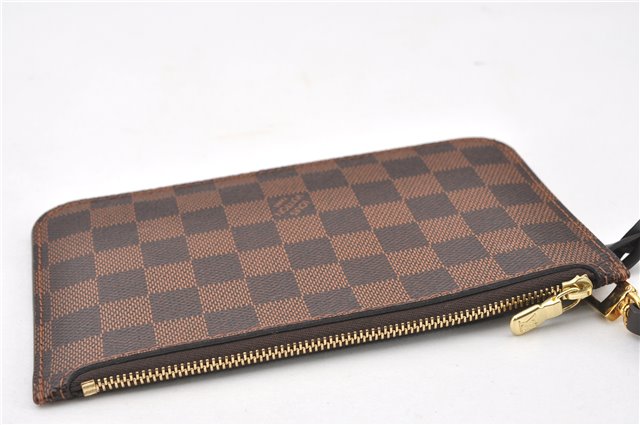 Authentic Louis Vuitton Damier Neverfull Pouch Purse Clutch Bag LV 6482F