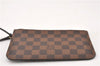 Authentic Louis Vuitton Damier Neverfull Pouch Purse Clutch Bag LV 6482F