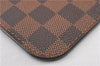 Authentic Louis Vuitton Damier Neverfull Pouch Purse Clutch Bag LV 6482F
