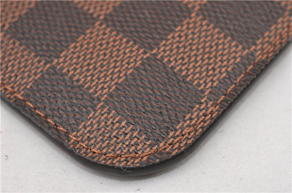 Authentic Louis Vuitton Damier Neverfull Pouch Purse Clutch Bag LV 6482F