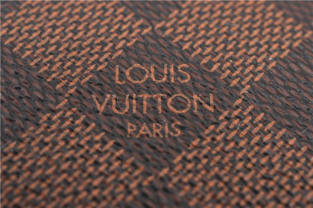 Authentic Louis Vuitton Damier Neverfull Pouch Purse Clutch Bag LV 6482F
