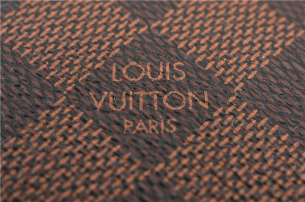 Authentic Louis Vuitton Damier Neverfull Pouch Purse Clutch Bag LV 6482F